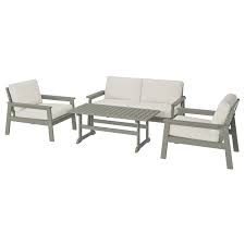 Bondholmen 4er Sitzgruppe Aussen Grau Las Froson Duvholmen Beige Ikea Osterreich Outdoor Lounge Furniture Furniture Lounge Furniture