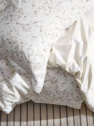 strandfrane duvet cover and pillowcase s white light beige full queen double queen ikea in 2021 ikea duvet cover beige duvet covers ikea duvet