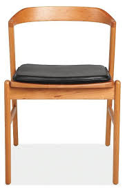 Room Board Jansen Seat Cushion Wooden Dining Room Chairs Modern Dining Chairs Black Leather Chair