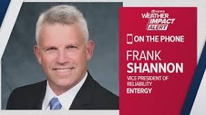 Entergy official Frank Shannon provides update