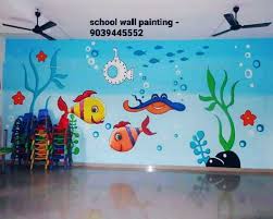 Ask one of the players to go to the board and draw a picture associated with winter. School Wall Painting Service Gwalior Nursery Class Wall Decoration Art Gwalior Arts Antiques In Gwalior 159527345 Clickindia