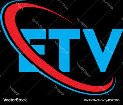 Etv logo letter design Royalty Free Vector Image