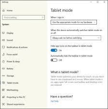 Hp Notebook Pcs Switching Between Tablet Mode And Desktop Mode Windows 10 Hp Customer Support