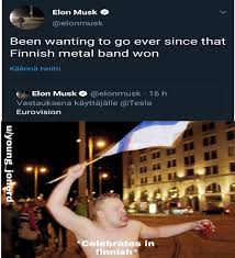 Torille is the name of an italian town, and is also found as a surname/. When Elon Musk Mentions Finland In A Tweet Torille Elonmusk