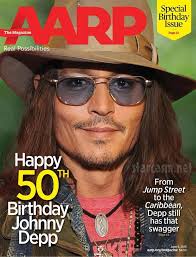 PHOTO Johnny Depp gets honorary AARP cover for 50th birthday