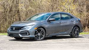 During our highway driving test, we achieved 38.3 mpg. 2020 Honda Civic Hatchback Sport Touring Review Happy Hatch
