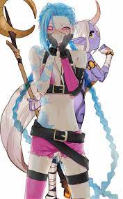 Jinx from league of legend by kentyan on deviantart. Chillout Jinx And Soraka With Images Lol League Of Legends Jinx League Of Legends League Of Legends Memes