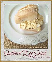 Cream Cheese And Bacon Egg Salad Recipe Egg Salad Recipe With Bacon Bacon Egg Salad Bacon Recipes