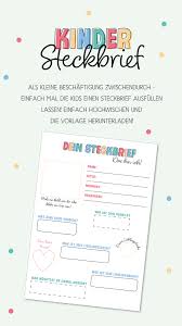 / ich bekomme täglich neue anfragen über. Vorlage Zum Ausdrucken Steckbrief Fur Kinder Steckbrief Ratsel Zum Ausdrucken Steckbrief Erzieherin