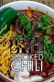 Smoked Chili Recipe Texas Style Smoked Meat Sunday Recipe Smoked Chili Chuck Roast Chili Recipe Smoked Chili Recipe