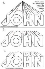 How To Draw 3d Letters In One Point Perspective Perspective Drawing Tutorial How To Draw Step By Step Drawing Tutorials Perspective Drawing Lessons One Point Perspective Perspective Drawing