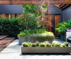 Gallery Industrial Style Urban Courtyard Urban Courtyards Landscape Design Industrial Garden