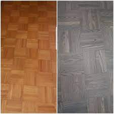 Before And After Refinished Parquet Flooring From Natural To Grey Parquet Flooring Wood Parquet Flooring Oak Parquet Flooring