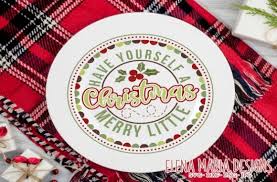 Download Christmas Plate Circle Design Graphic By Elena Maria Designs Creative Fabrica PSD Mockup Templates