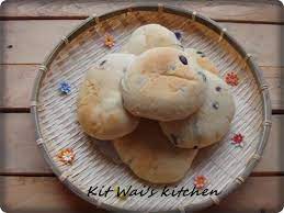 kit wai s kitchen 蔓越莓奶油乳酪扁面包 cranberry cream cheese bun cheese buns cranberry cream cheese cream cheese