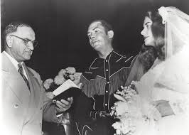 Hank Williams Wedding To Billie Jean Horton Countrymusiclegends Hank Williams Legend Music Hank Williams Sr