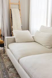 Within one week the cats destroyed it (and the rug i bought from west elm). A Honest West Elm Harmony Sofa Review Rooney Clothing