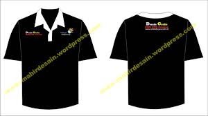 Tidak dikenakan biaya tambahan meskipun menggunakan berbagai warna! Desain Kaos Polos Warna Hitam Depan Belakang Ide Perpaduan Warna