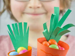 You can also print out a free matching envelope, which is quick and easy to make! Easy Carrot Easter Baskets Kids Craft Room