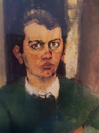 A self portrait I did whilst at the Ruskin School of Drawing and of Fine  Art , University of Oxford .I was awarded the portrait prize .l then moved 