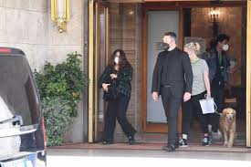 Hayek joins a cast that already includes gaga. Salma Hayek Arrives On The Set Of The House Of Gucci In Rome 04 02 2021 Hawtcelebs