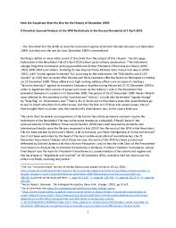 Text size lista universitatilor din romania. Doc How The Securitate Won The War For The History Of December 1989 A Detailed Sourced Analysis Of The Spm Rechizitoriu In The Dosarul Revolutiei Of 5 April 2019 Initial Draft For