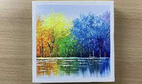 Art 3 cara melukis pemandangan air terjun youtube. Art Craft Cara Melukis Pemandangan Indah Dengan Mudah Line Today Line Today