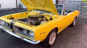 Image result for Yellow 1967 Barracuda