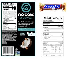 Review No Cow Coconut Almond Energy Bar Dairy Free Fuzzable