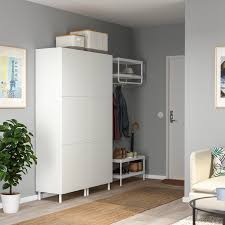 Platsa Armoire 6 Portes Blanc Fonnes Blanc Ikea Ikea Tall Cabinet Storage Locker Storage