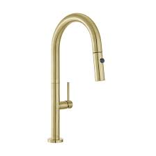I have black cabinets in my kitchen so i purchased the champagne bronze & they look fantastic against the black. Swiss Madison Pull Out Single Handle Kitchen Faucet Wayfair
