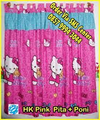 Berapa Sih Harga Tirai Jendela Hordeng Gorden Hello Kitty Di Online Jual Tirai Gorden Murah Sms 0857 9994 3044