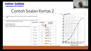 Bentuk piawai angko bererti 1. Matematik Form 4 Topik Statistik Kertas 2 Youtube