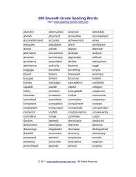 300 Seventh Grade Spelling Words Spelling Words Well In 2020 Grade Spelling Spelling Words Spelling Bee Words