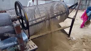 Working principle feeding into the stainless steel 304 homemade rotary trommel screen, material is lifted up by the rotation and aerated as it falls back down. Hydraform Electric Rotary Sieve By Hydraform International