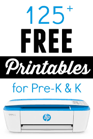 Preschoolers should be active for two hours or more each day. 125 Free Printable Worksheets For Preschool Pre K Kindergarten Kids