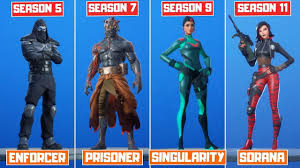 New challenges are available every week and we help you 07:38 daryl dixon and michonne skins are now available in the shop. The Evolution Of All Mystery Fortnite Skins Season 4 Season 11 Youtube