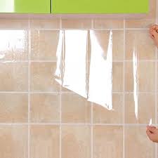 Oil proof waterproof aluminum foil wall sticker megagifts. Yoedaf Transparent Oil Proof Wall Sticker Kitchen Backsplash Wallpaper Protector Stickers High Temper Kitchen Wall Stickers Backsplash Wallpaper Cleaning Walls
