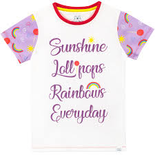 Buy Girls Rainbows and Lollipops Pyjamas