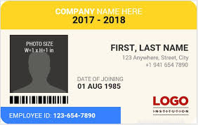 An id card is a document that is used to prove the identity of the person. 10 Best Staff Id Card Templates Ms Word Microsoft Word Id Card Templates