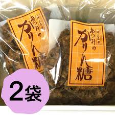 秋田 あつみのかりん糖 2個 : こめこめプラザ 中仙 - 通販 - Yahoo!ショッピング
