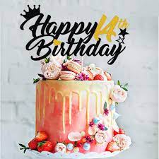 I am 14 year old boy and mostly fit the description given. Buy Happy 14th Birthday Cake Topper Black And Gold Glitter Teenagers Fourteen Birthday Party Cake Decor Hello 14 14 Fabulous 14th Wedding Anniversary Boys 14th Birthday Party Cake Supplies Decorations Online In Taiwan