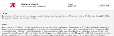 We reviewed the bj's credit card to find out if it's worthwhile to get, who it would be the best for, and how to get the most value out of it. Amex Offers 25 Off 100 At Bj S Doctor Of Credit