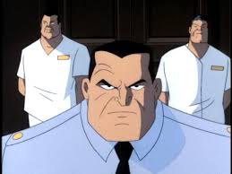 In Joker: Folie à Deux (2024) die Wärter...ich weiß nicht Mann, ich bin  jetzt zu deprimiert...du musst dir hier deinen eigenen Witz ausdenken, weil  dieser Film mir den Witz ausgetrieben hat. :