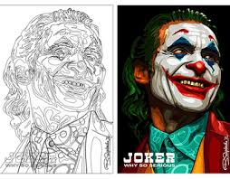 Joker Vector Art Projekty :: Photos, videos, logos, illustrations and  branding :: Behance