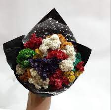 Buket Bunga Edelweis Colourful Buket Bunga Bunga Ulang Tahun