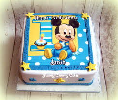 Bizcocho De Mickey Mouse Cuadrado Mickey Mouse Torta De Mickey Bebe Cumpleanos Mickey Bebe Tortas De Mickey