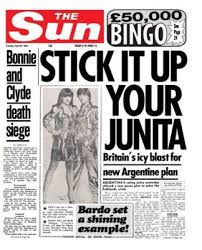 The Sun 1982 Newspaper Front Pages Trivia Of The Day How To Plan