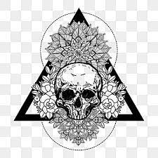 T Shirt Pattern Tattoo Design Deer Head Skull T Shirt Design Png Transparent Clipart Image And Psd File For Free Download Pattern Tattoo Vector Patterns Design Tshirt Pattern