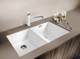 Offset drain location expands space utilization both inside the sink and under the sink cabinet. Kitchen White Porcelain Undermount Sink Double Bowl Stainless Steel Sink White Undermount Kitchen Sink Undermount Kitchen Sinks Undermount Double Kitchen Sink